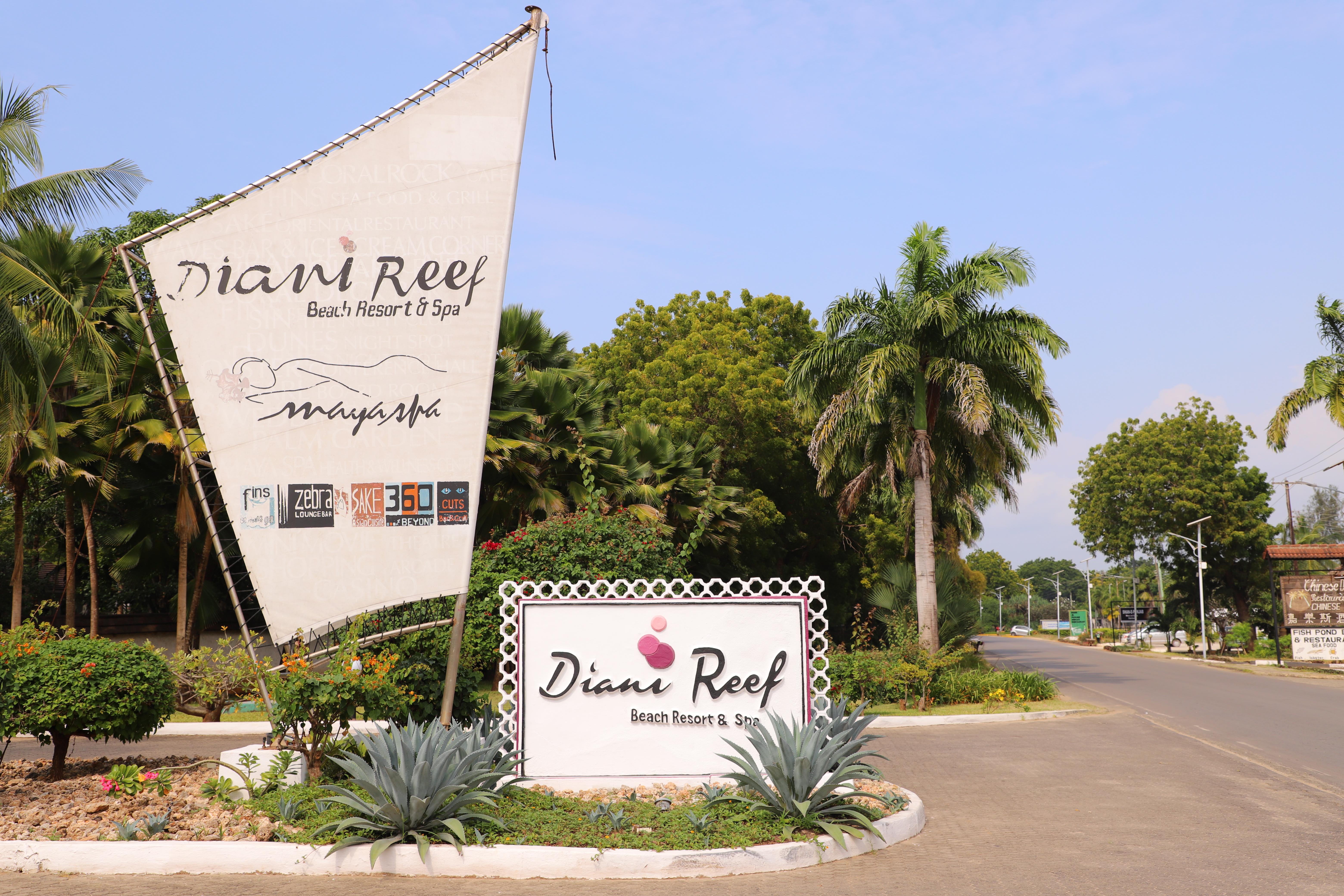 דיאני ביץ' Diani Reef Beach Resort & Spa - Your Beachfront Bliss Awaits מראה חיצוני תמונה Diamond Reef